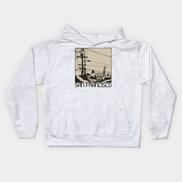 San Francisco Kids Hoodie by aidsch